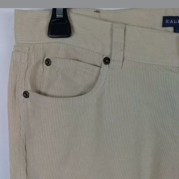 RALPH LAUREN SZ 8 CAFEAULAIT CORDUROY PANTS - Picture 5 of 6